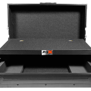 ProX X-DJ202LTBL Flight Case For Roland DJ202 Controller w/ Sliding Laptop Shelf