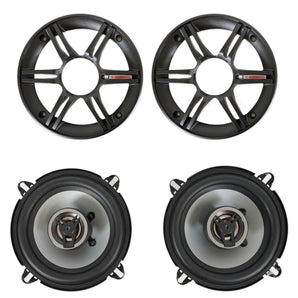 Pair Crunch CS525CX 5.25" Car Audio 2-Way Speakers 250 Watts Max 5 1/4" Inch