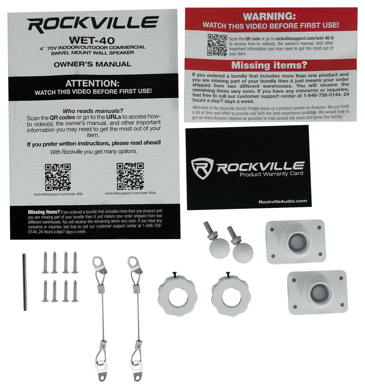 CSA 140Z Commercial 70V Amplifier + (2) White 4" Wall Mount Swivel Speakers