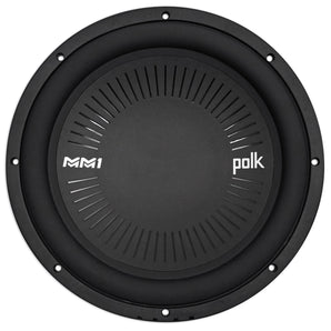 Polk Audio 12" DVC Subwoofer+Kicker Mono Amplifier For Polaris RZR/ATV/UTV/Cart
