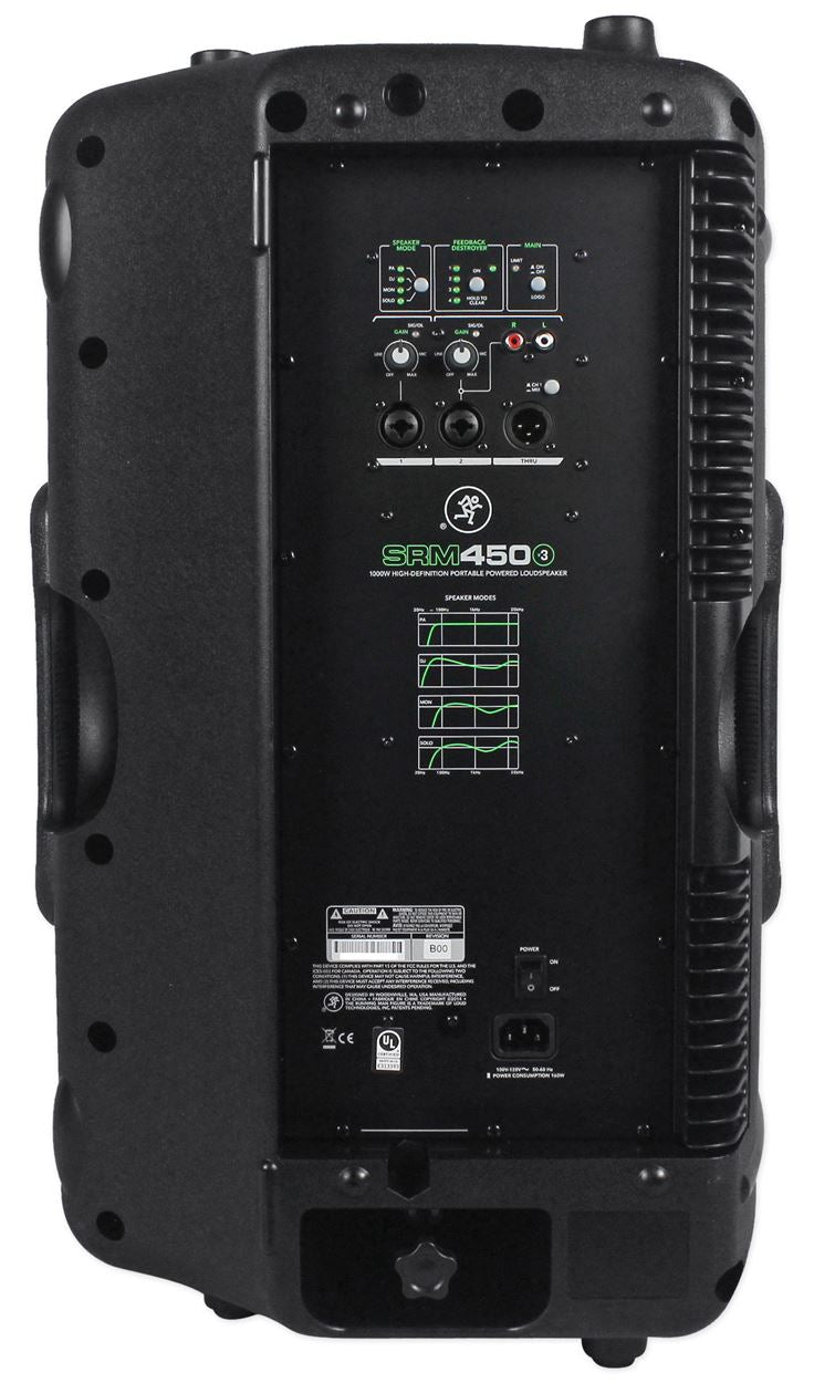 SRM450V3 1000W 12" Powered Active PA Speaker With DSP & Bluetooth