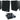 (4) Kicker 46KB6B KB6 6.5" 150w Indoor/Outdoor Home Theater Speakers+Receiver