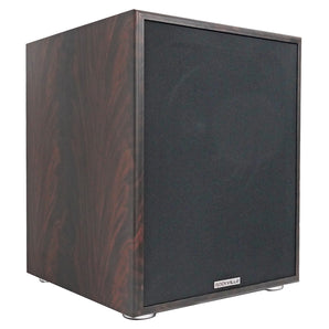 Rockville Rock Shaker Dark Wood 1000w 15" Powered Home Theater Subwoofer Sub