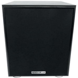 Rockville ROCK SHAKER 6.5" Inch Black 200w Powered Home Theater Subwoofer Sub