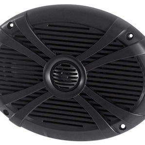 2 Rockville RMSTS69B 6x9 1000w Waterproof Marine Boat Speakers 2-Way Black