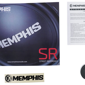 Memphis Audio SRX1244V 12" 300w RMS DVC 4 Ohm Car Subwoofer+Amplifier+Amp Kit