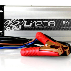 XS Power Li1208 12V 8A High Frequency Intelli Lithium Car Audio Battery Charger