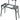 Rockville PKS40 Platform Style 2-Tier Keyboard Stand Adjustable Height + Width