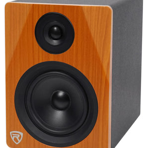 Rockville DPM5C 5.25" 2-Way 150W Wood Active /Powered Studio Monitor Speaker