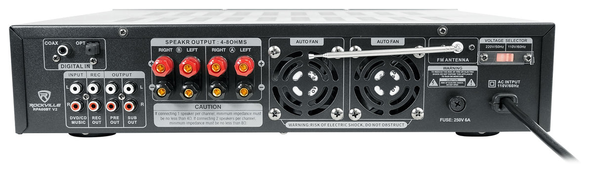 HP65S-8 Black 2-Pack + RPA60BT Receiver Bundle