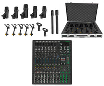 ProFX12v3+ Mixer with 7-Piece Drum Mic Kit