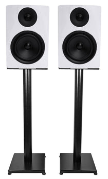 APM6W 6.5" 350 Watt USB Studio Monitor Speakers+Black 29" Stands
