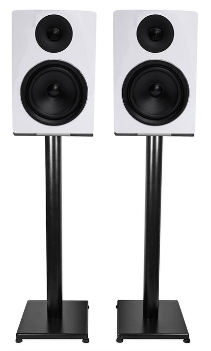 APM6W 6.5" 350 Watt USB Studio Monitor Speakers+Black 29" Stands