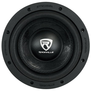 Rockville W8K6D2 V2 8" 1400w Peak Car Stereo Subwoofer Dual 2-Ohm Sub 350w RMS