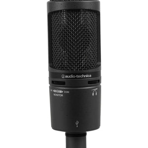 Audio Technica AT2020USB+ PLUS USB Recording Mic w/Headphone Output +Mix Control