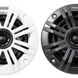 Pair KICKER 45KM42 4" Marine Speakers KM4