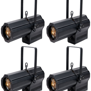 (4) American DJ ADJ ENCORE PROFILE 1000 WW COB DMX LED Ellipsoidal Spot Lights