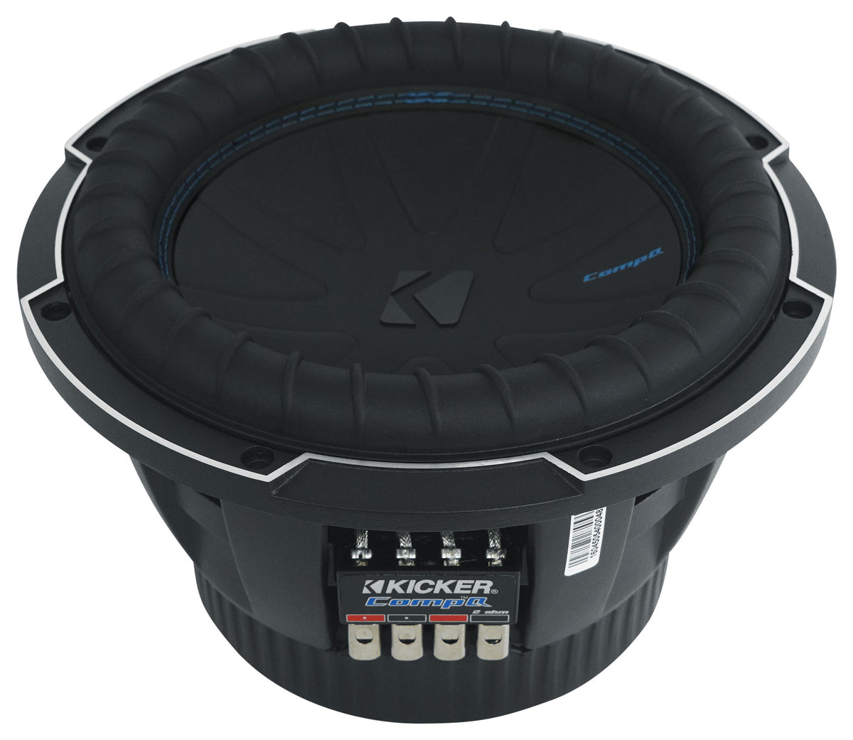 Kicker 51CWQ102 COMP Q 10" 800 Watt Car Audio Subwoofer DVC 2 Ohm Sub CWQ102