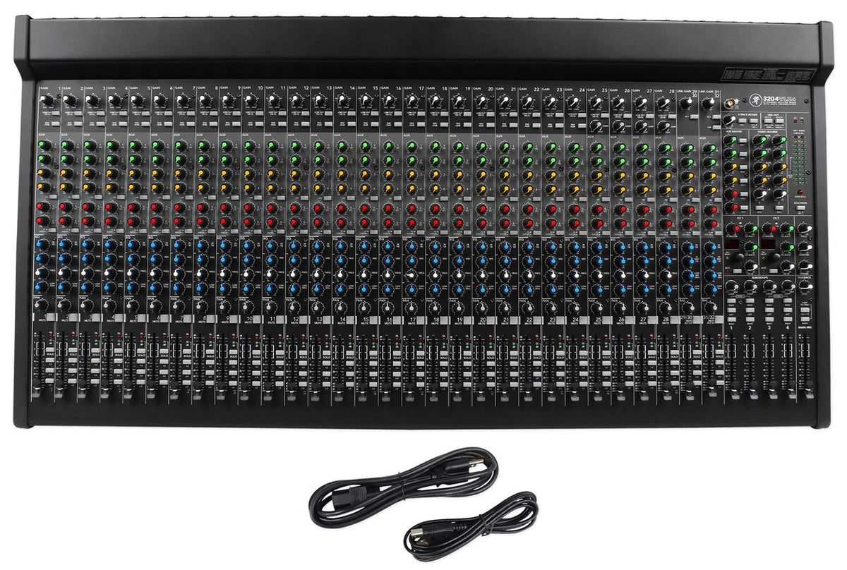 3204VLZ4 32-Channel FX Mixer & RWM71U Dual Wireless Mic System