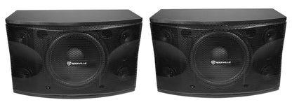 RPA70WBT Bluetooth Karaoke Amplifier/Mixer+(2) Mics+(2) 12 Inch Speakers