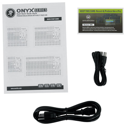 ONYX16 16-Channel Analog Mixer with Pro Mixer Bag