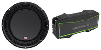 MTX 3510-04S 10" Shallow Subwoofer + Portable Bluetooth Speaker