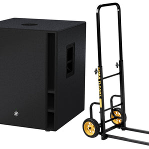 Mackie THUMP18S THUMP-18S 18" 1200w Powered DJ PA Subwoofer Sub+Hand Truck Cart