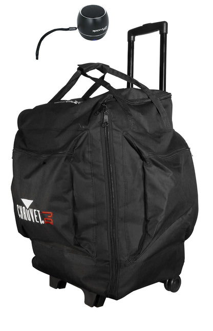 CHS50 Rolling Lighting Travel Bag w/Wheels+Home Bluetooth Speaker