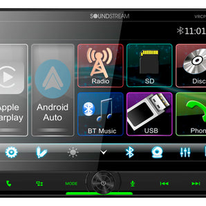 Soundstream VRCPAA-106F 10.6" Car Monitor Bluetooth/Carplay/Android Receiver