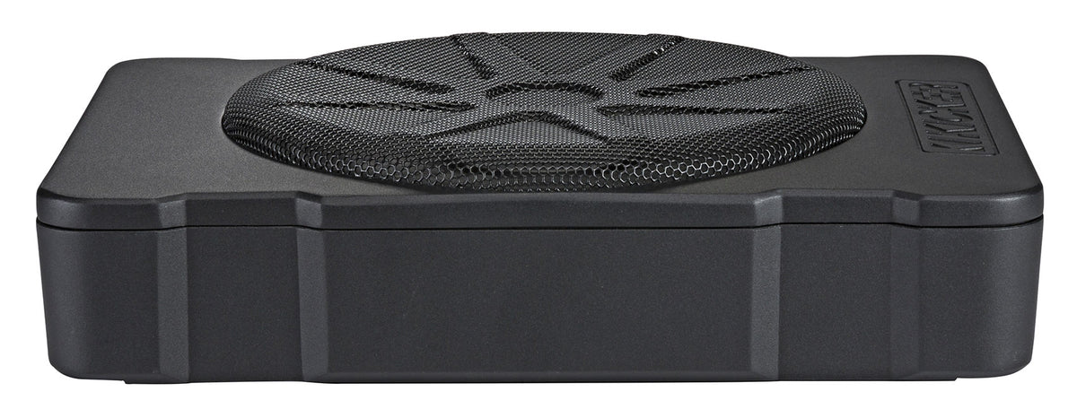 Kicker 51HS10 10" Hideaway Under-Seat Powered Car Subwoofer Compact Sub HS10