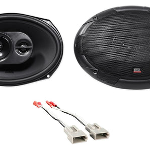 MTX Rear Factory Speaker Replacement Kit For 1992-1997 Mercury Grand Marquis