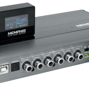 Memphis Audio VIV68DSP 6 In 8 out Car Digital Signal Processor+Display Screen