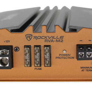 Rockville RVA-M2 2500w Peak/625w RMS @ 1 Ohm Amplifier Mono Car Amp+Remote