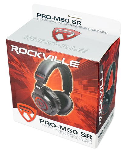 4-Person Podcast Podcasting Recording Kit w/Mics+Stands+Headphones
