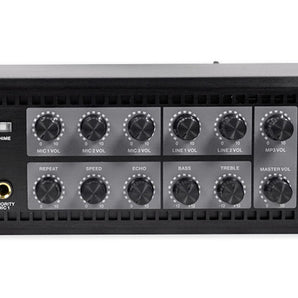 Rockville RCS350-6 350 Watt 6 Zone 70v Commercial/Restaurant Amplifier/ Bluetooth