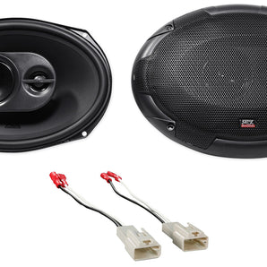 6.5" MTX Rear Factory Speaker Replacement Kit For 2003-2008 Toyota Corolla