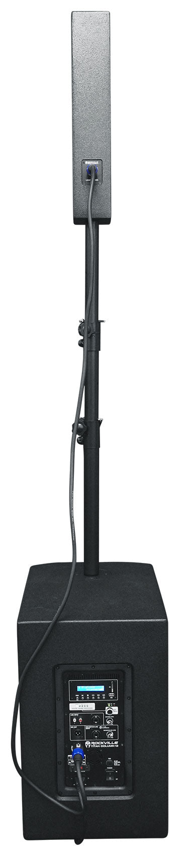 Rockville TITAN COLUMN 12 Karaoke Machine System+(2) Wireless Mics+Tablet Stand