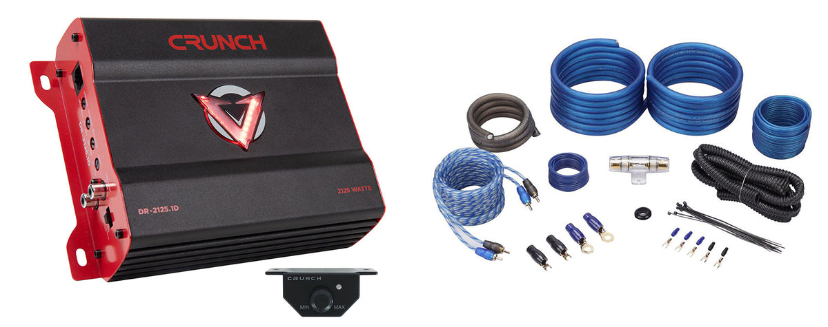 DR-2125.1D 2125W Mono Amplifier + RWK41 Amp Kit