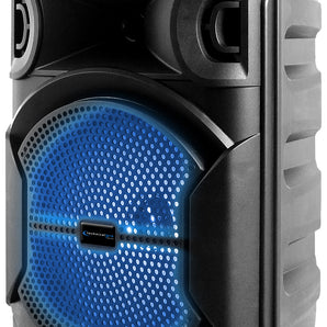 Technical Pro BOOM8 Portable Rechargeable 8" LED Party Speaker w/Bluetooth/USB