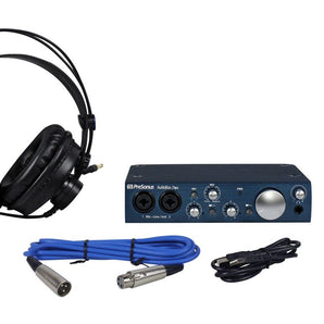 Presonus Audiobox iTwo Studio Bundle USB 2x2 Recording Interface+Mic+Headphones