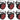 (6) Chauvet DJ SLIMPAR T12 BT ILS Wireless Par Wash Up-Lights w/ Bluetooth
