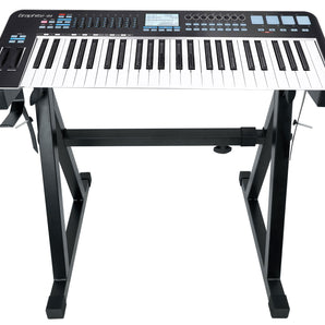 Samson Graphite 49 Key USB MIDI DJ Keyboard Controller+Z-Style Pro Stand+Bag