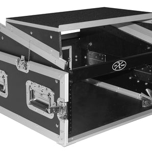 ProX T-4MRLT 4U Rack x 10U Top Mixer DJ Combo Flight Case w/Sliding Laptop Shelf