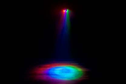 (2) Furious Three RG LED Moonflower/Wash/Laser Effect Lights