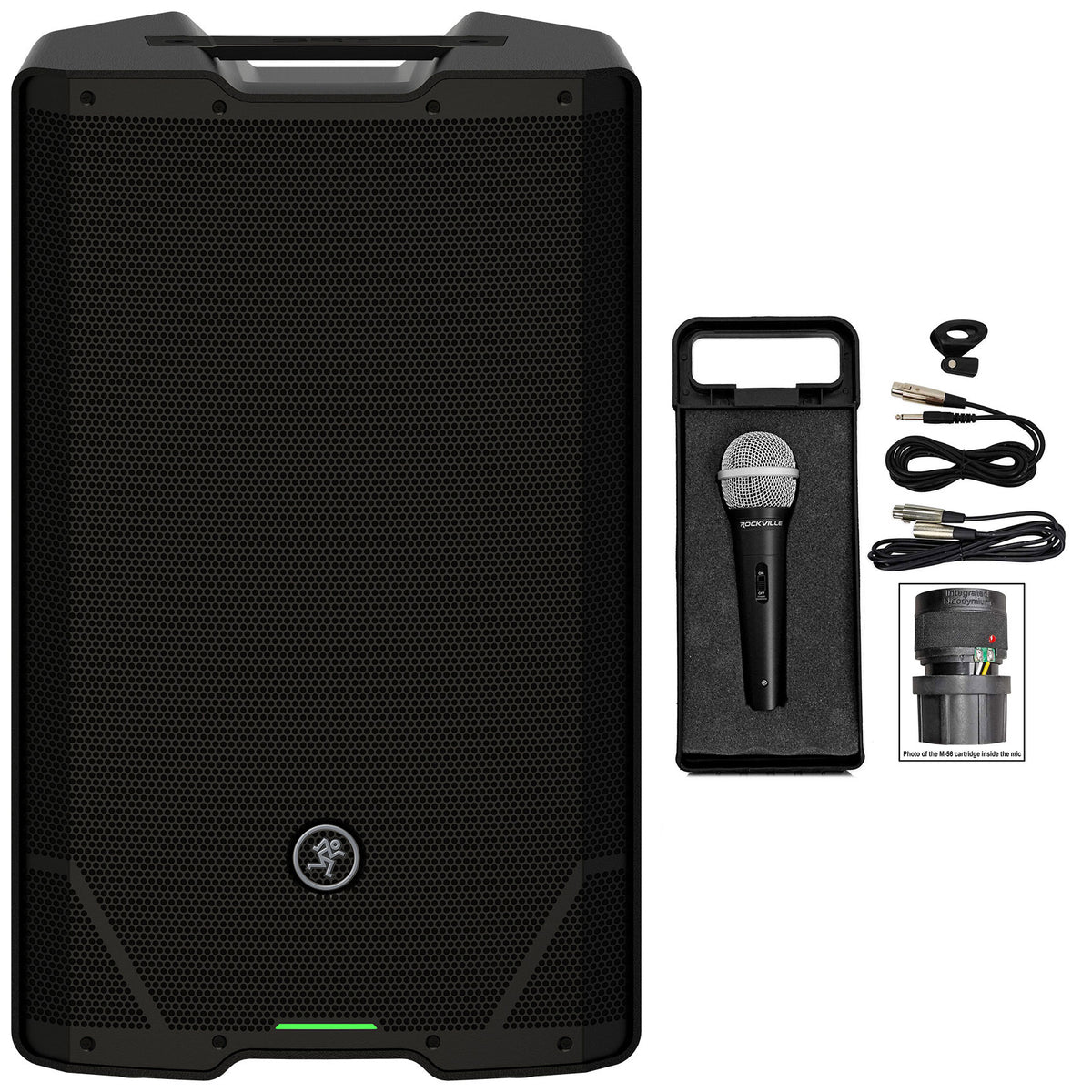 SRT215 15" 1600 Watt Powered Active DJ PA Speaker With Bluetooth & Microphone