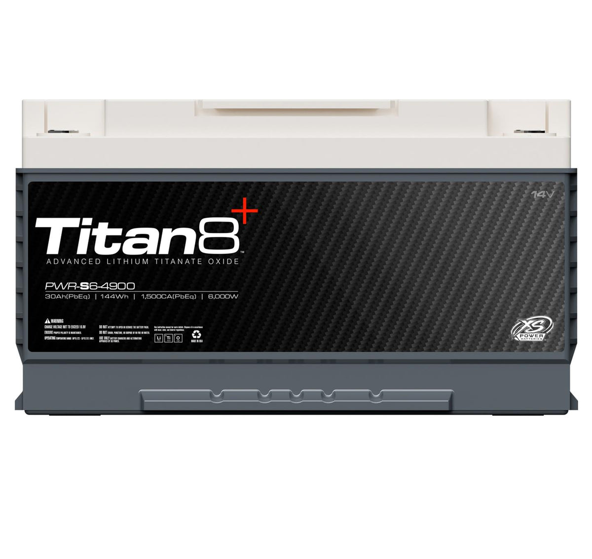 XS Power PWR-S6-4900 14V 6000W Titan8 Lithium Battery, Max 2000Amps