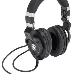 Samson Z-45 Studio Headphones w/Lambskin Pads+Studio Mic+Shock Mount+Filter+Boom