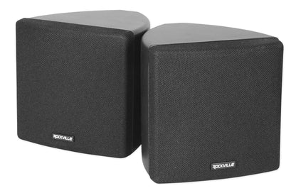 6-Zone Bluetooth Receiver with Black Cube & Wall-Mount Speakers