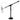 Rockville Desktop Mic Stand w / Steel Round Base + Fixed Boom and Rubber Pad