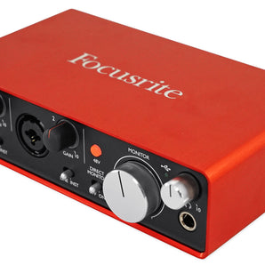 Focusrite Podcasting Podcast Recording Bundle w/ (2) Mics+Headphones+Booms